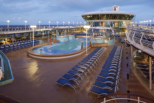 Rhapsody of the Seas Pool Deck